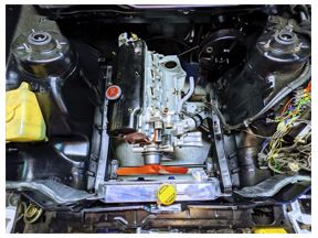 E21 engine rebuilt and installed